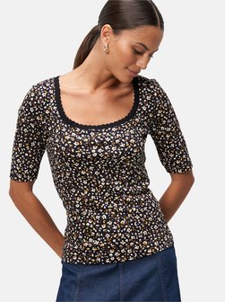 Damen Blumenshirt