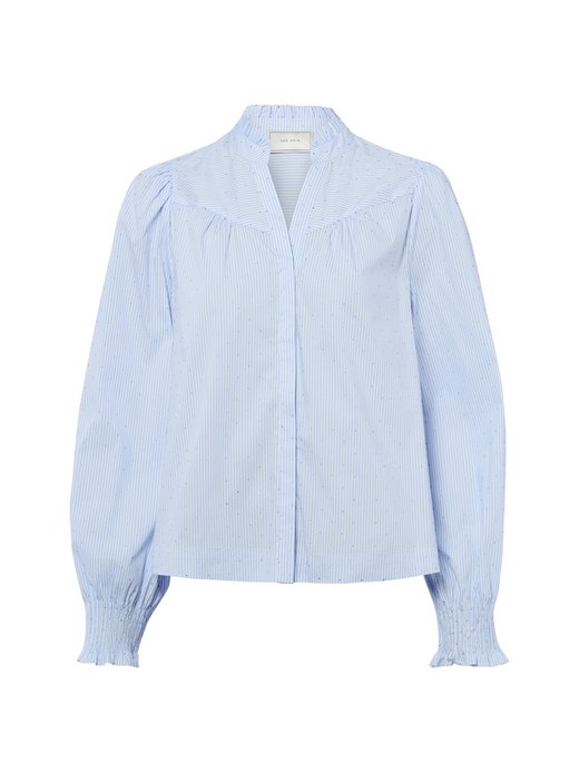 Damen Bluse - Astrida Stripe Stone