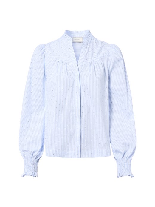 Damen Bluse - Astrida Stripe Stone