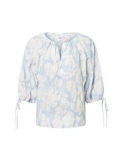 Artikelbild Damen Bluse - Samatera von Samsøe Samsøe in hellblau weiß gemustert