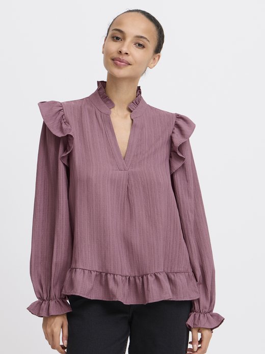 Damen Bluse kurzarm BYJULIANA