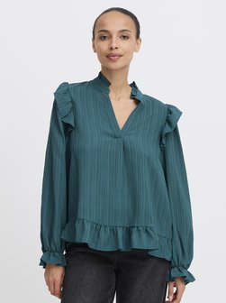 Damen Bluse kurzarm BYJULIANA