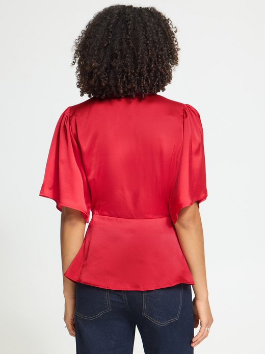 Damen Bluse kurzarm IHSTORMY