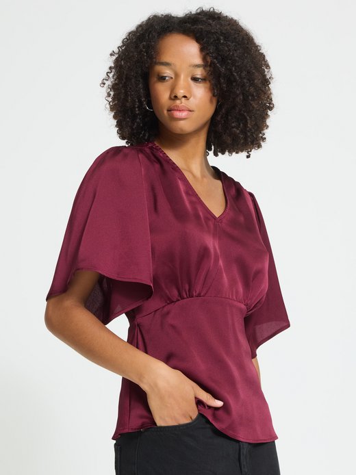 Damen Bluse kurzarm IHSTORMY