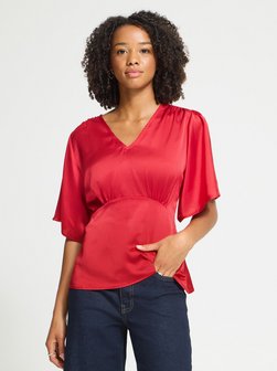 Damen Bluse kurzarm IHSTORMY