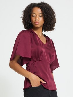 Damen Bluse kurzarm IHSTORMY