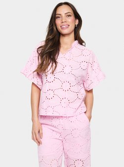 Damen Bluse kurzarm KindraSZ
