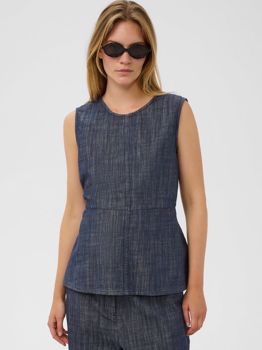Damen Bluse kurzarm SLLufira Normale Passform