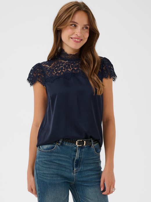 Damen Bluse kurzarm TeaganSZ