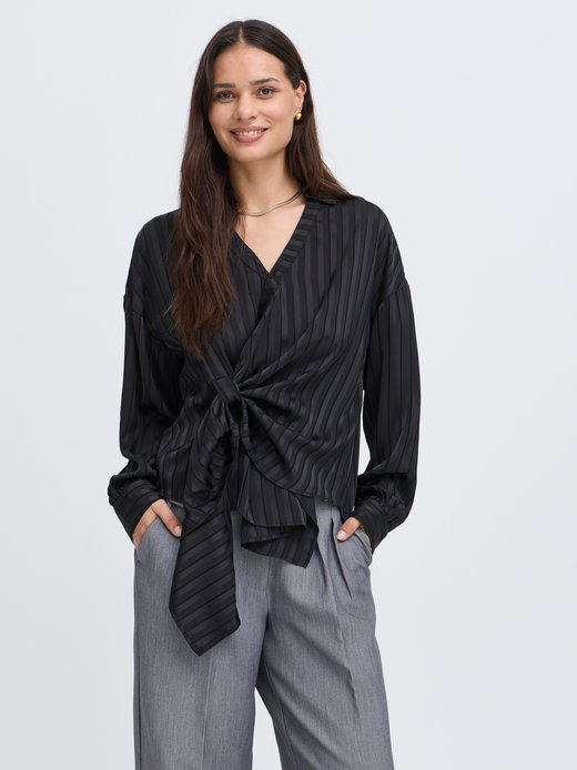 Damen Bluse langarm BYXHILILLA