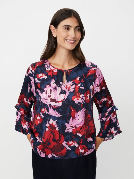 Damen Bluse mit 7/8-Ärmel