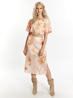 Damen Bluse mit Batikmuster