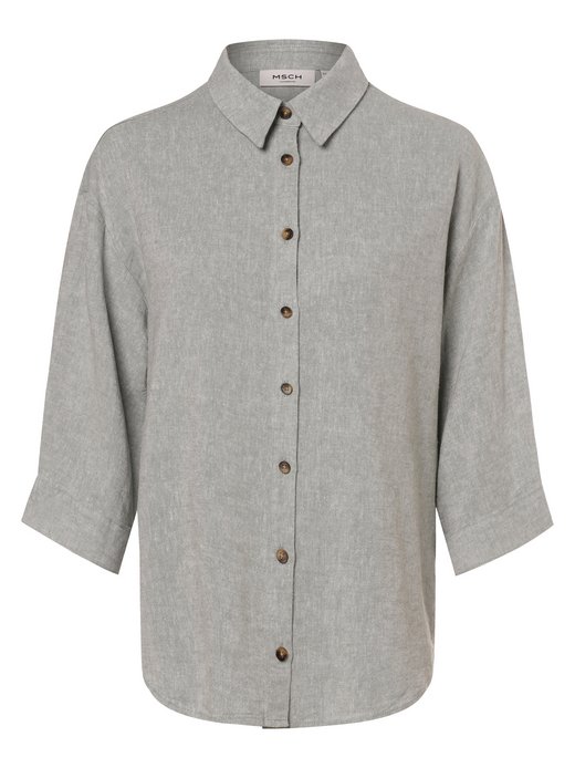 Damen Bluse mit Leinen-Anteil - MSCHJovene