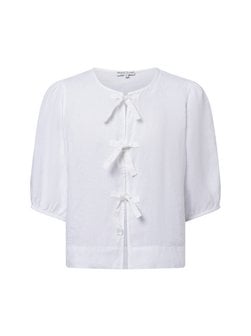 Artikelbild Damen Bluse mit Leinen-Anteil - Verona von Marie Lund in weiß uni