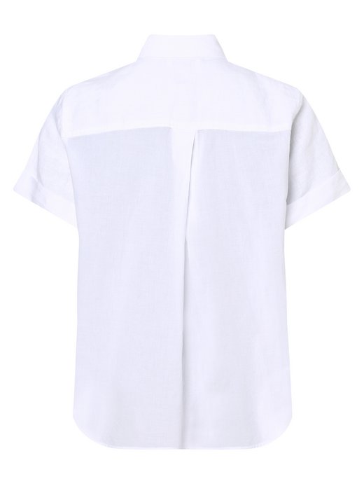 Damen Bluse mit Leinen-Anteil