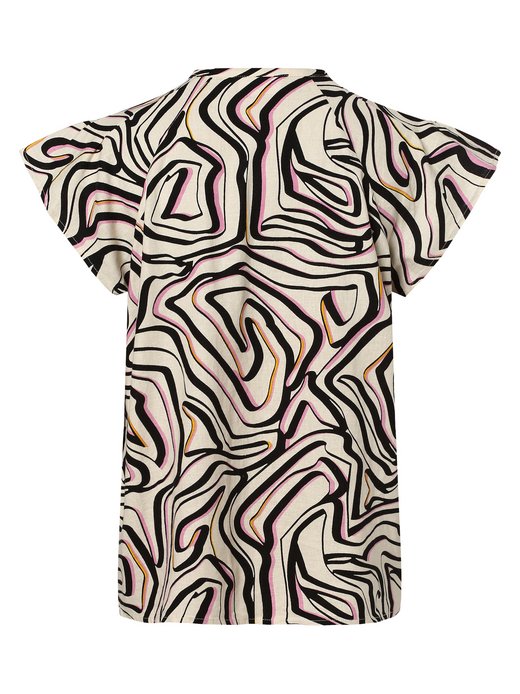 Damen Bluse mit Leinen-Anteil