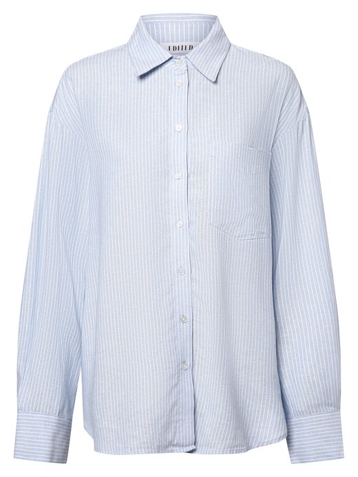 Damen Bluse mit Leinen-Anteil