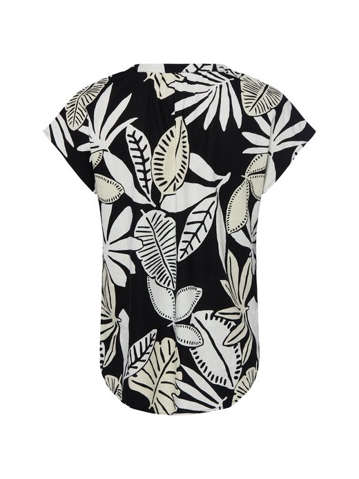 Damen Bluse mit Leinenanteil