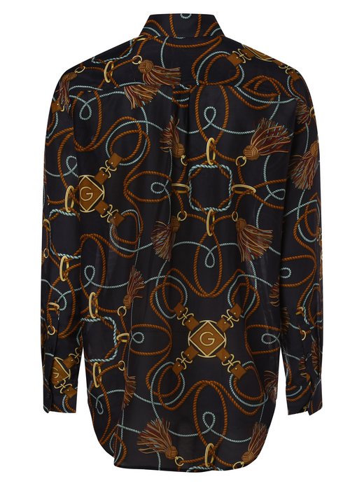 Damen Bluse mit Seiden-Anteil