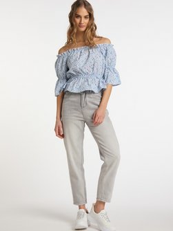 Damen Bluse mit Vichy-Muster