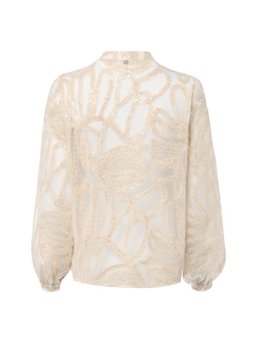 Damen Bluse mit Wollanteil