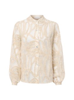 Damen Bluse mit Wollanteil