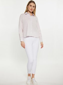 Artikelbild Damen Bluse von Dreimaster in lila gestreift