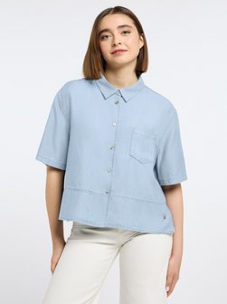 Artikelbild Damen Bluse von Frieda & Freddies in denim uni
