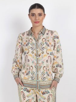 Artikelbild Damen Bluse von Vicci Germany in beige gemustert