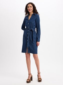 Artikelbild Damen Blusenkleid - MMMalti von MOS MOSH in denim uni
