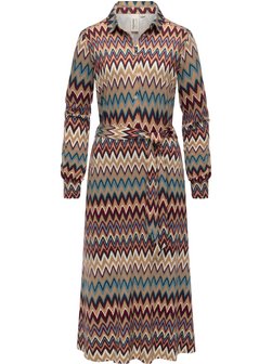 Damen Blusenkleid - Plantee Print