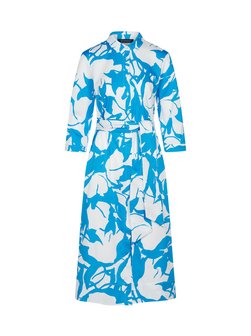 Artikelbild Damen Blusenkleid - Sophia von Va Bene in blau gemustert