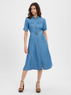 Artikelbild Damen Blusenkleid - Suki von Marie Lund in light stone uni
