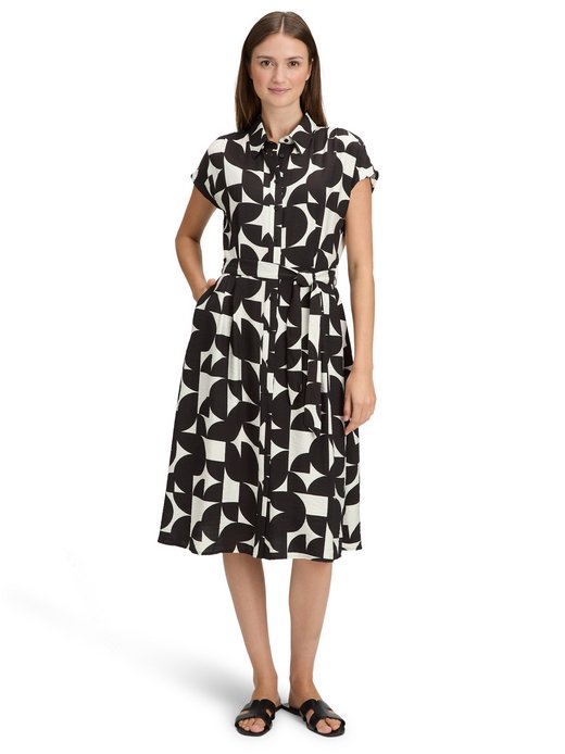 Damen Blusenkleid