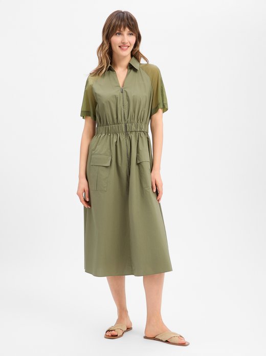Damen Blusenkleid
