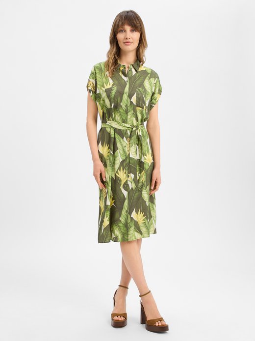 Damen Blusenkleid