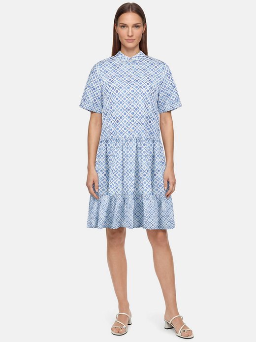 Damen Blusenkleid