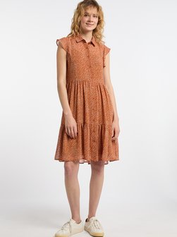 Artikelbild Damen Blusenkleid von Dreimaster in mehrfarbig gemustert