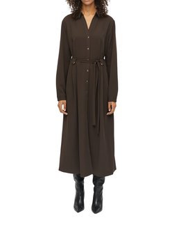 Damen Blusenkleid