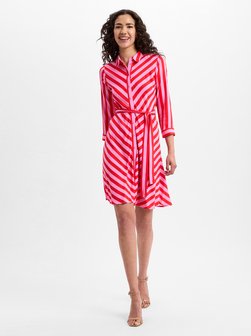 Artikelbild Damen Blusenklied - YASSavanna von Y.A.S in rosa rot gestreift