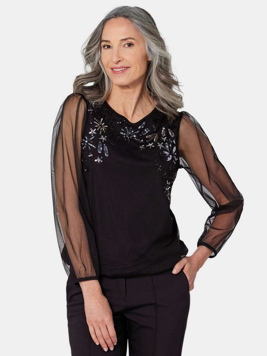 Damen Blusenshirt - Kurzgröße