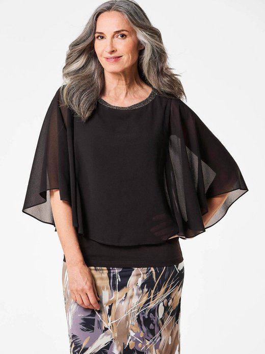 Damen Blusenshirt - Kurzgröße