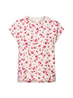 Artikelbild Damen Blusenshirt - MSCHFalisha von Msch Copenhagen in ecru himbeer gemustert
