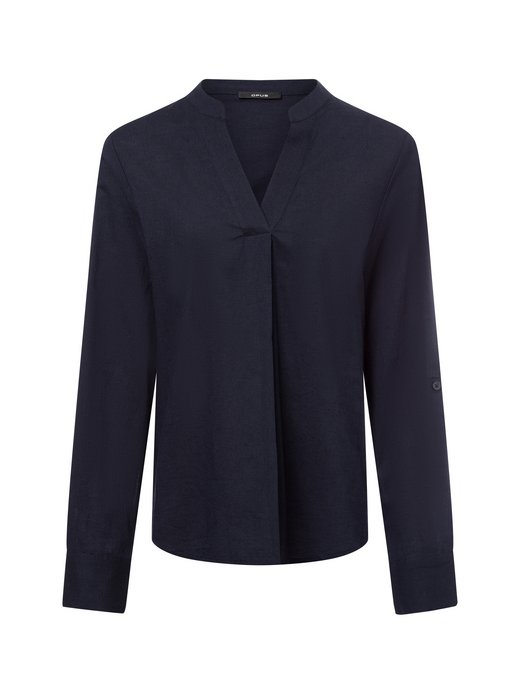 Damen Blusenshirt mit Leinen-Anteil - Feiena