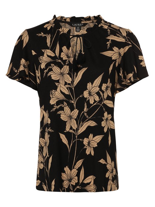 Damen Blusenshirt mit Leinen-Anteil