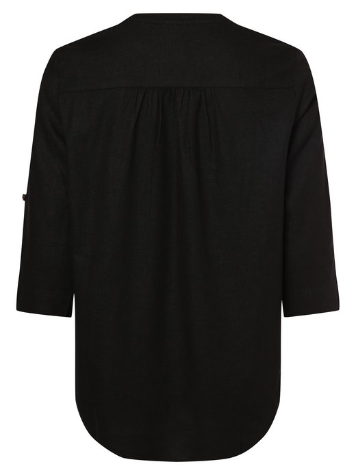 Damen Blusenshirt mit Leinen-Anteil
