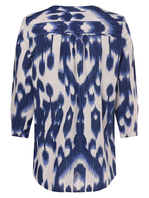 Damen Blusenshirt mit Leinen-Anteil