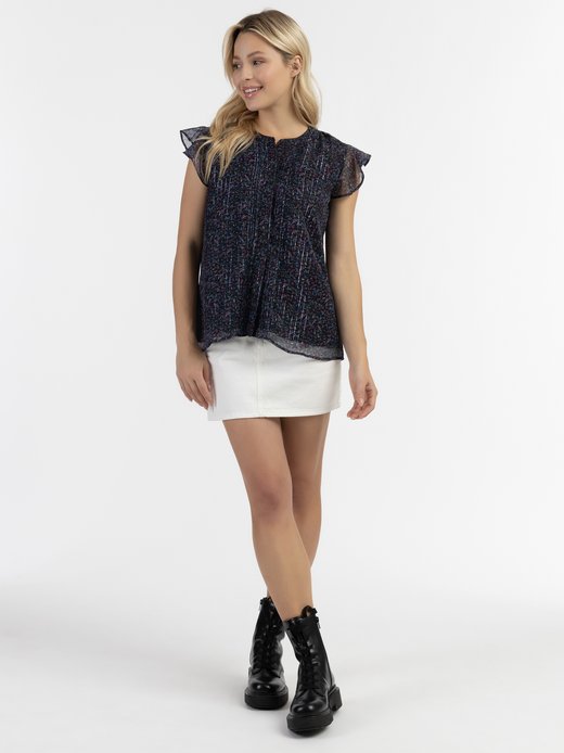 Damen Blusenshirt mit Rüschenärmeln