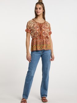 Damen Blusenshirt mit Rüschenärmeln