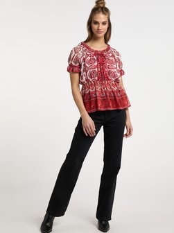 Damen Blusenshirt mit Rüschenärmeln